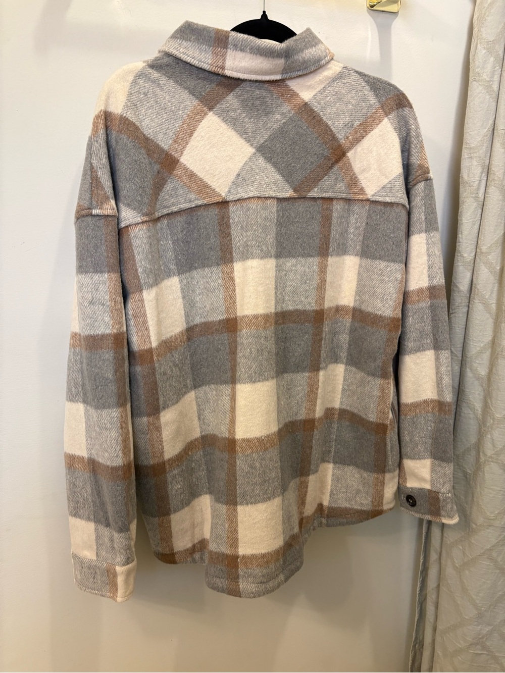 NWT Hem & Thread Boutique Plaid Jacket Coat Shacket - Picture 2 of 5